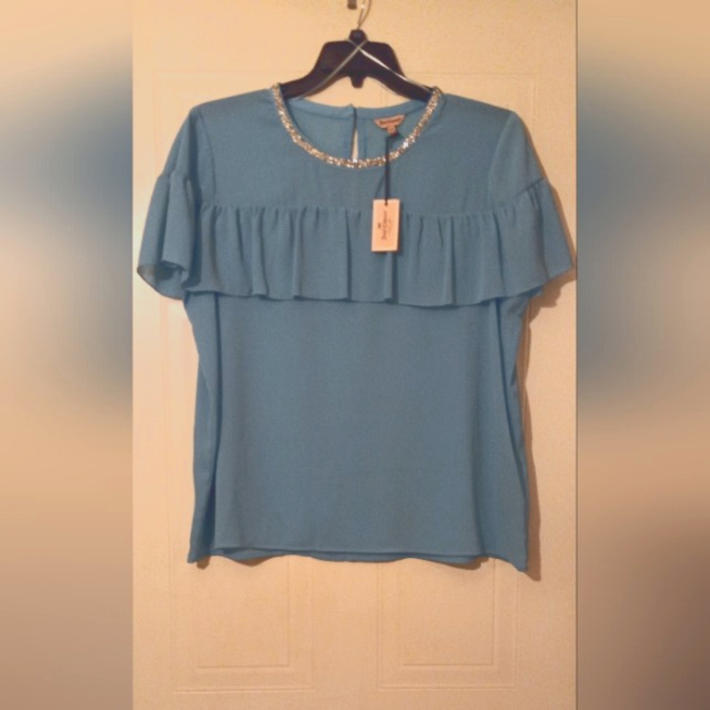 Juicy couture blouse,XXL, aqua